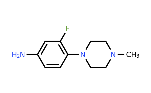 CAS 221198-99-8 | 3-Fluoro-4-(4-methylpiperazin-1-YL)aniline