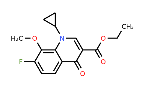 CAS 221221-15-4 | Ethyl 1-cyclopropyl-7-fluoro-8-methoxy-4-oxo-1,4-dihydroquinoline-3-carboxylate