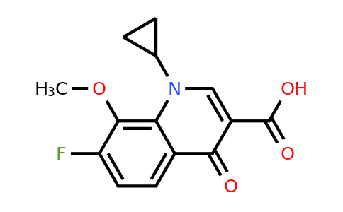 CAS 221221-16-5 | 1-Cyclopropyl-7-fluoro-8-methoxy-4-oxo-1,4-dihydroquinoline-3-carboxylic acid