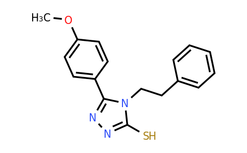 CAS 221325-22-0 | 5-(4-methoxyphenyl)-4-(2-phenylethyl)-4H-1,2,4-triazole-3-thiol