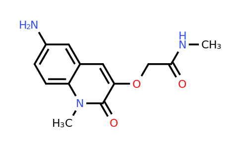 CAS 2216750-84-2 | 2-((6-Amino-1-methyl-2-oxo-1,2-dihydroquinolin-3-yl)oxy)-N-methylacetamide