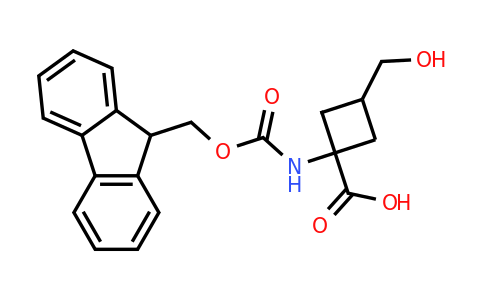 CAS 2219374-93-1 | 1-(9H-fluoren-9-ylmethoxycarbonylamino)-3-(hydroxymethyl)cyclobutanecarboxylic acid
