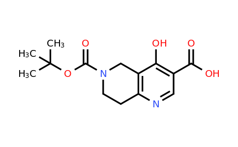 CAS 2219376-82-4 | 6-[(tert-butoxy)carbonyl]-4-hydroxy-5,6,7,8-tetrahydro-1,6-naphthyridine-3-carboxylic acid