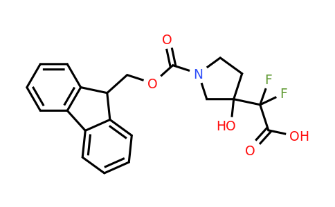CAS 2219408-67-8 | 2-(1-{[(9H-fluoren-9-yl)methoxy]carbonyl}-3-hydroxypyrrolidin-3-yl)-2,2-difluoroacetic acid