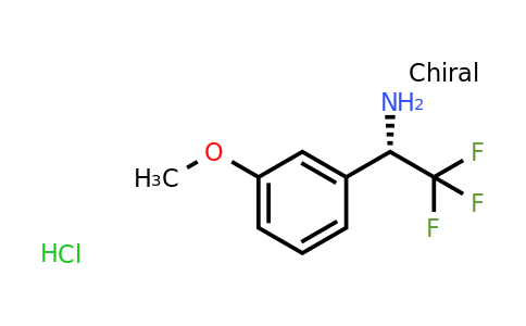 CAS 2222471-40-9 | (S)-2,2,2-Trifluoro-1-(3-methoxyphenyl)ethanamine hydrochloride