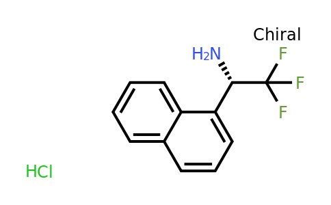 CAS 2222662-58-8 | (S)-2,2,2-Trifluoro-1-(naphthalen-1-yl)ethanamine hydrochloride