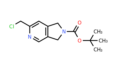 CAS 2222756-66-1 | tert-butyl 6-(chloromethyl)-1,3-dihydropyrrolo[3,4-c]pyridine-2-carboxylate