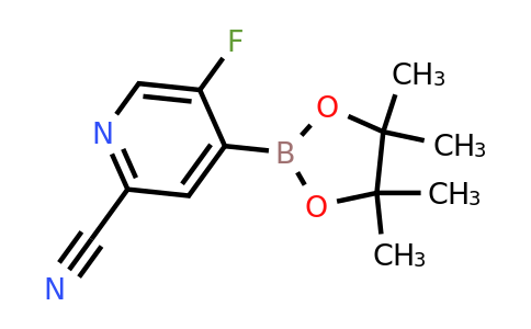 CAS 2223011-35-4 | 5-fluoro-4-(tetramethyl-1,3,2-dioxaborolan-2-yl)pyridine-2-carbonitrile