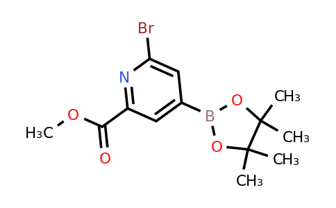 CAS 2223011-87-6 | Methyl 6-bromo-4-(4,4,5,5-tetramethyl-1,3,2-dioxaborolan-2-YL)picolinate