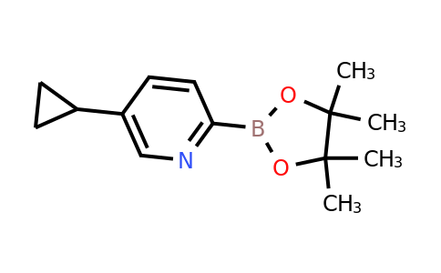 CAS 2223029-35-2 | 5-(Cyclopropyl)pyridine-2-boronic acid pinacol ester
