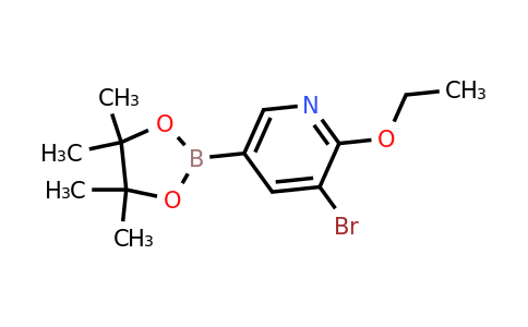 CAS 2223030-52-0 | 3-Bromo-2-ethoxy-5-(4,4,5,5-tetramethyl-1,3,2-dioxaborolan-2-YL)pyridine