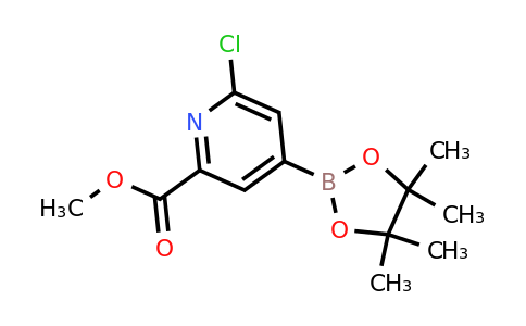 CAS 2223030-97-3 | Methyl 6-chloro-4-(4,4,5,5-tetramethyl-1,3,2-dioxaborolan-2-YL)picolinate