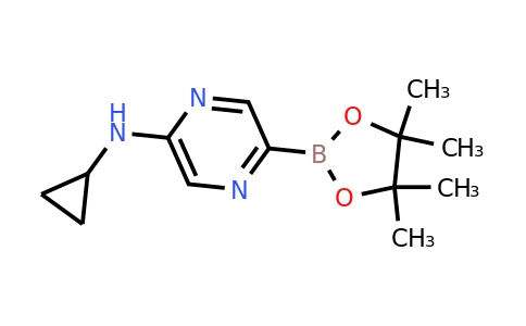 CAS 2223033-33-6 | 5-(Cyclopropylamino)pyrazin-2-ylboronic acid pinacol ester