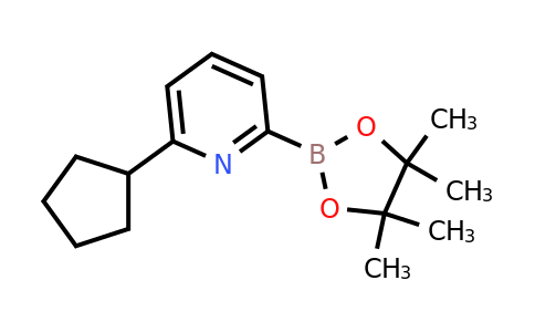 CAS 2223037-41-8 | 6-(Cyclopentyl)pyridine-2-boronic acid pinacol ester