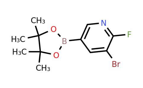 CAS 2223038-87-5 | 3-Bromo-2-fluoro-5-(4,4,5,5-tetramethyl-1,3,2-dioxaborolan-2-YL)pyridine