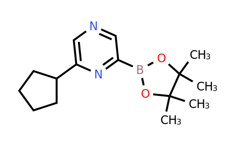 CAS 2223039-06-1 | 6-(Cyclopentyl)pyrazine-2-boronic acid pinacol ester