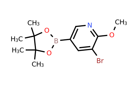 CAS 2223040-05-7 | 3-Bromo-2-methoxy-5-(4,4,5,5-tetramethyl-1,3,2-dioxaborolan-2-YL)pyridine