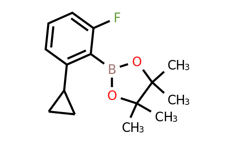 CAS 2223040-74-0 | 2-(2-cyclopropyl-6-fluorophenyl)-4,4,5,5-tetramethyl-1,3,2-dioxaborolane