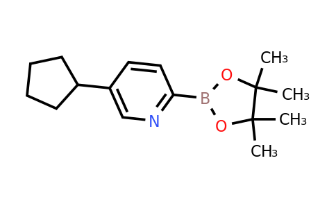 CAS 2223040-75-1 | 5-(Cyclopentyl)pyridine-2-boronic acid pinacol ester
