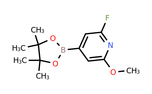 CAS 2223043-31-8 | 2-Fluoro-6-methoxy-4-(4,4,5,5-tetramethyl-1,3,2-dioxaborolan-2-YL)pyridine