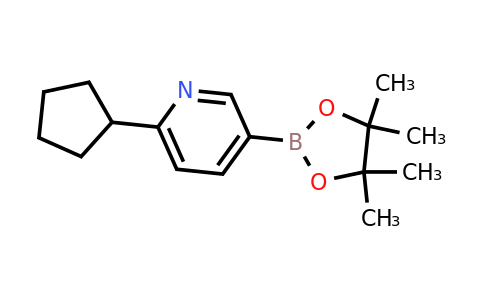 CAS 2223043-34-1 | 6-(Cyclopentyl)pyridine-3-boronic acid pinacol ester