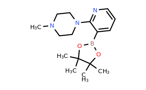 CAS 2223043-89-6 | 1-Methyl-4-(3-(4,4,5,5-tetramethyl-1,3,2-dioxaborolan-2-YL)pyridin-2-YL)piperazine
