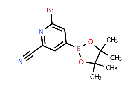 CAS 2223044-64-0 | 6-Bromo-4-(4,4,5,5-tetramethyl-1,3,2-dioxaborolan-2-YL)picolinonitrile