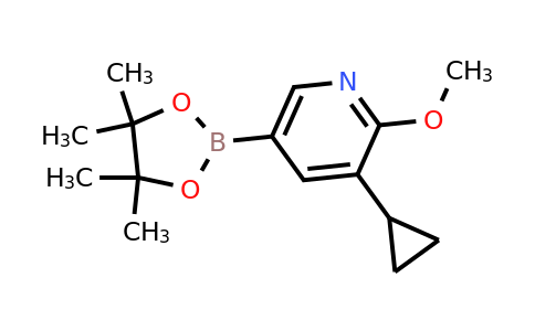 CAS 2223044-81-1 | 3-Cyclopropyl-2-methoxy-5-(4,4,5,5-tetramethyl-1,3,2-dioxaborolan-2-YL)pyridine