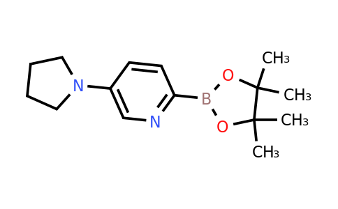 CAS 2223047-53-6 | 5-(Pyrrolidin-1-YL)pyridin-2-ylboronic acid pinacol ester
