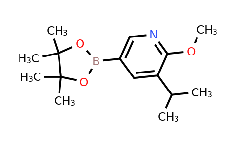 CAS 2223048-27-7 | 3-Isopropyl-2-methoxy-5-(4,4,5,5-tetramethyl-1,3,2-dioxaborolan-2-YL)pyridine
