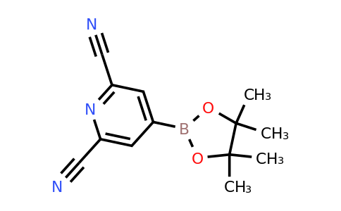 CAS 2223048-32-4 | 4-(4,4,5,5-Tetramethyl-1,3,2-dioxaborolan-2-YL)pyridine-2,6-dicarbonitrile
