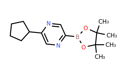 CAS 2223048-41-5 | 5-(Cyclopentyl)pyrazine-2-boronic acid pinacol ester