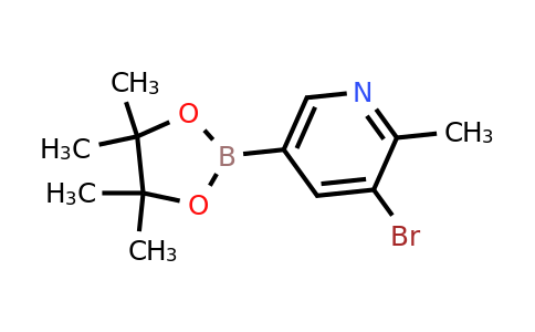 CAS 2223051-53-2 | 3-Bromo-2-methyl-5-(4,4,5,5-tetramethyl-1,3,2-dioxaborolan-2-YL)pyridine