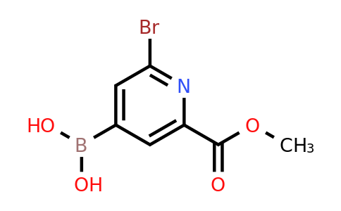 CAS 2225174-53-6 | [2-Bromo-6-(methoxycarbonyl)pyridin-4-YL]boronic acid