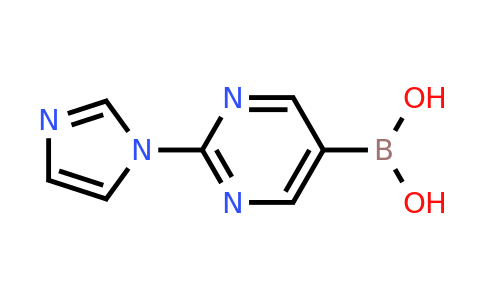 CAS 2225176-97-4 | 2-(Imidazol-1-YL)pyrimidine-5-boronic acid