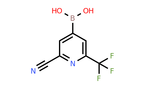 CAS 2225178-37-8 | [2-Cyano-6-(trifluoromethyl)pyridin-4-YL]boronic acid