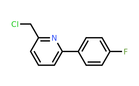 CAS 222551-11-3 | 2-(Chloromethyl)-6-(4-fluorophenyl)pyridine