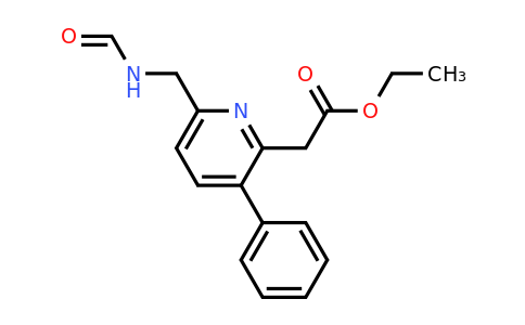CAS 2227107-74-4 | ethyl 2-[6-(formamidomethyl)-3-phenyl-2-pyridyl]acetate