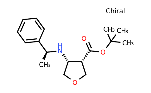 CAS 2227197-33-1 | tert-butyl cis-4-[[(1S)-1-phenylethyl]amino]tetrahydrofuran-3-carboxylate
