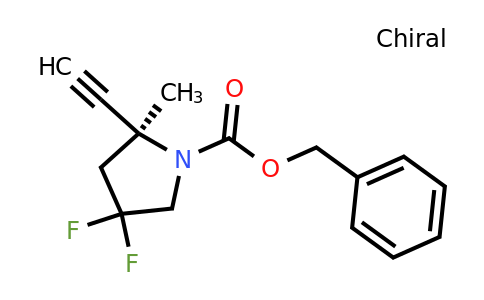 CAS 2227197-62-6 | benzyl (2S)-2-ethynyl-4,4-difluoro-2-methylpyrrolidine-1-carboxylate