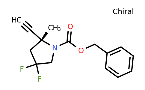 CAS 2227197-66-0 | benzyl (2R)-2-ethynyl-4,4-difluoro-2-methylpyrrolidine-1-carboxylate