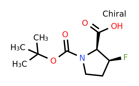 CAS 2227198-30-1 | (2S,3S)-1-[(tert-butoxy)carbonyl]-3-fluoropyrrolidine-2-carboxylic acid