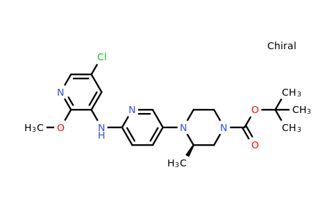 CAS 2227198-90-3 | tert-butyl (3R)-4-[6-[(5-chloro-2-methoxy-3-pyridyl)amino]-3-pyridyl]-3-methyl-piperazine-1-carboxylate