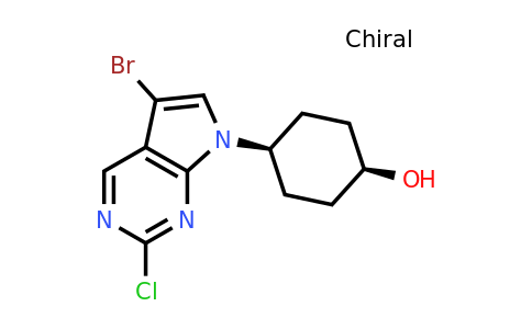 CAS 2227199-18-8 | cis-4-(5-bromo-2-chloro-pyrrolo[2,3-d]pyrimidin-7-yl)cyclohexanol