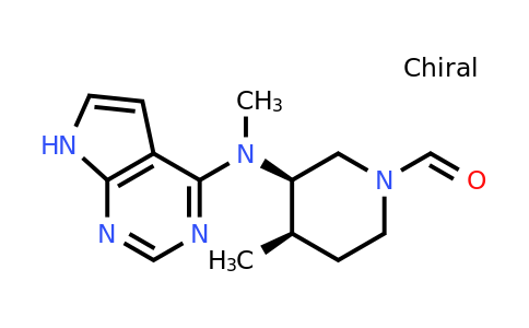 CAS 2227199-28-0 | (3R,4R)-4-methyl-3-[methyl({7H-pyrrolo[2,3-d]pyrimidin-4-yl})amino]piperidine-1-carbaldehyde