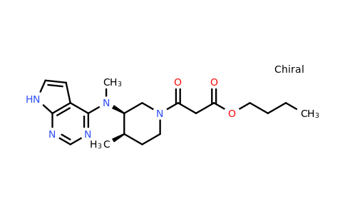 CAS 2227199-31-5 | butyl 3-[(3R,4R)-4-methyl-3-[methyl({7H-pyrrolo[2,3-d]pyrimidin-4-yl})amino]piperidin-1-yl]-3-oxopropanoate
