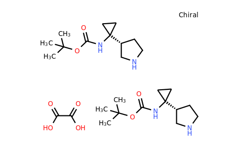 CAS 2227199-34-8 | tert-butyl N-[1-[(3R)-pyrrolidin-3-yl]cyclopropyl]carbamate;hemi(oxalic acid)