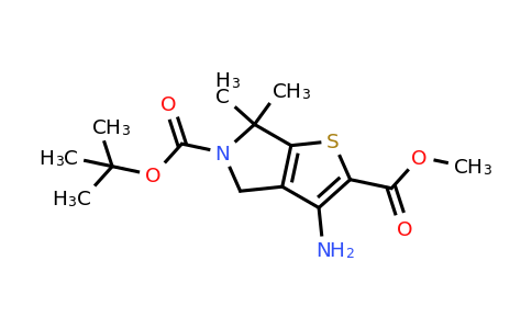 CAS 2227205-87-8 | 5-tert-butyl 2-methyl 3-amino-6,6-dimethyl-4H,5H,6H-thieno[2,3-c]pyrrole-2,5-dicarboxylate