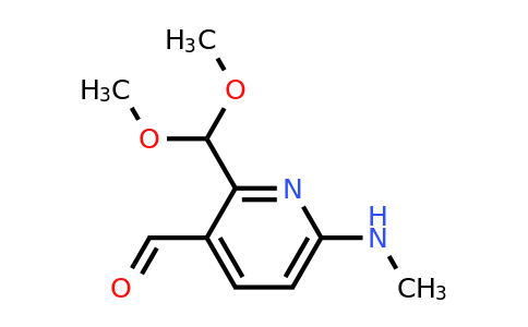 CAS 2227206-52-0 | 2-(dimethoxymethyl)-6-(methylamino)pyridine-3-carbaldehyde