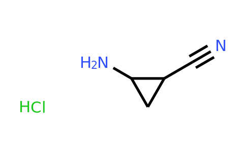2-aminocyclopropane-1-carbonitrile hydrochloride